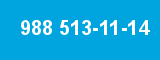 988 513-11-14 988 513-11-14